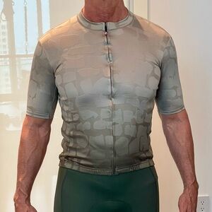 Castelli Olive Camo Short Sleeve Cycling Jersey